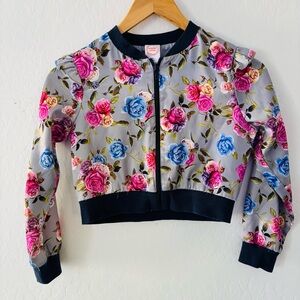 Kids‎ Floral Bomber Jacket
